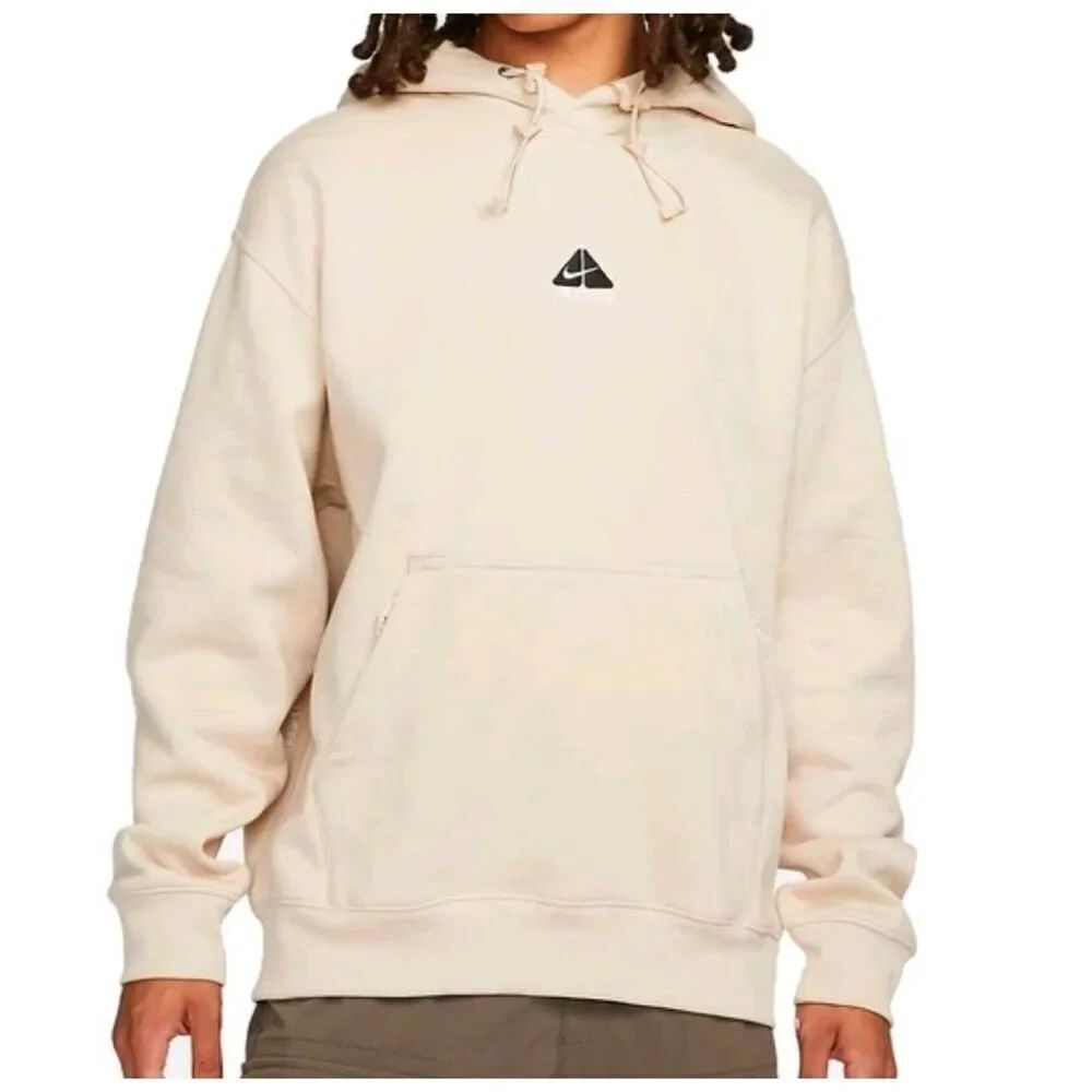 Nike ACG Therma-Fit Fleece Hoodie Adult Unisex SZ S Beige DH3087-126